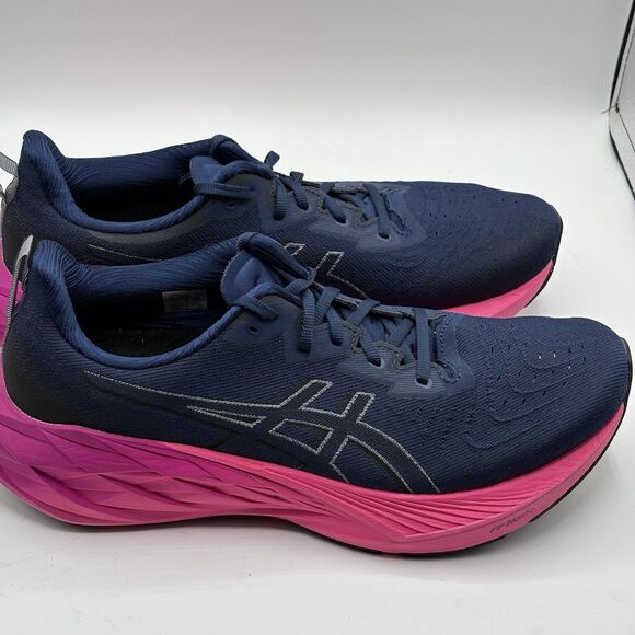 ASICS Shoes - Asics Novablast 4 Women's 12 Blue Pink Running Sneaker 1012B510 Gym FF Blast+